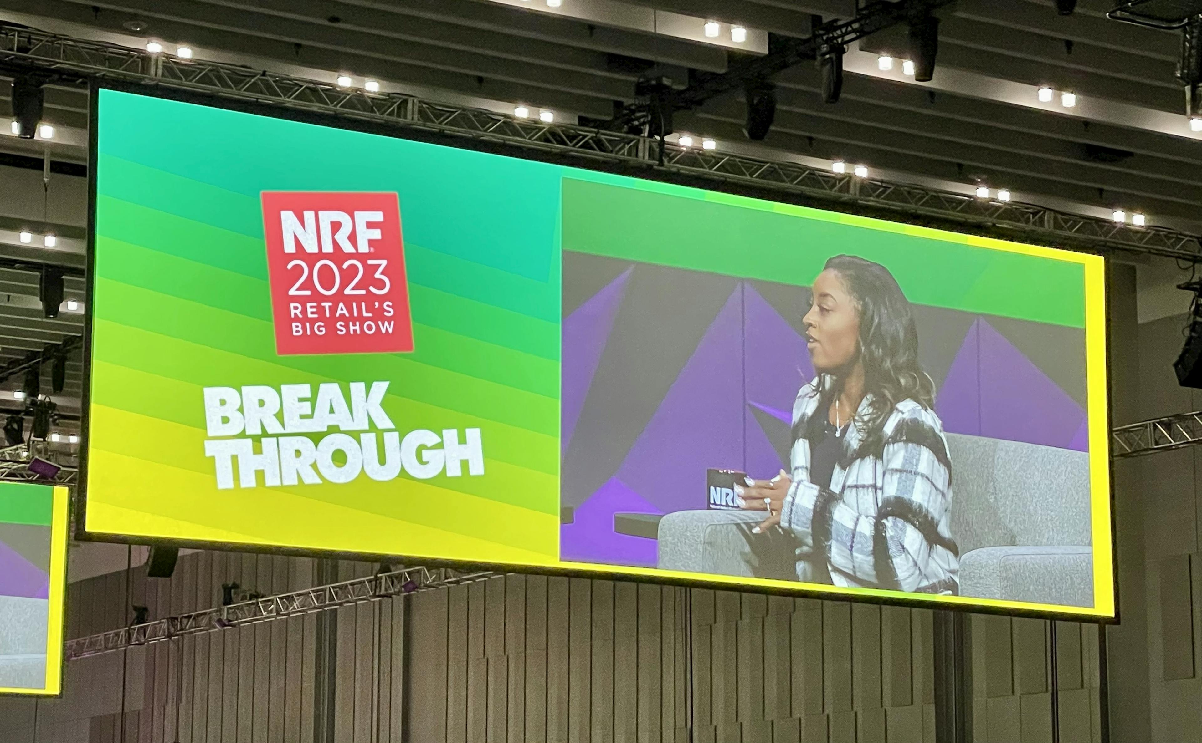 simone biles nrf 2023 keynote address